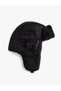 Water Repellent Snow Cap with Faux Fur Inside - Ear Flap and Chin Tie Detail - 2