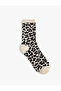 Cotton Leopard Patterned Socks - 2