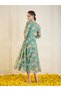 All-Over Floral Print Anarkali Maxi Dress - 5