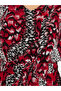 All-Over Print Long Sleeves A-Line Maxi Dress - 3