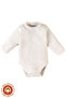 Unisex Baby Snap Basic Long Sleeve 100% Organic Cotton 0-12 Months Baby Bodysuit