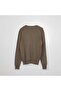 Plain knit basic sweater BEIGE - 2