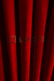 Red Pleatless Extraforated Flat Planting Background Curtain Single Wing 12477 - 6