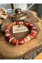 Natural Stone Bracelet with Agate and Rhodochrosite - 2