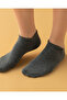 Juse Cotton Women's 3-Pack Ankle Socks Grey-White-Anthracite