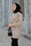 Front V Detailed Tunic Stone - 3
