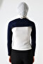 Turtleneck Hijab with Neck Collar and Sleeves in Navy Blue - 8