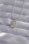 316L Steel Chain Silver Color Zircon Stone Tarot Necklace - Tj-Bko9010