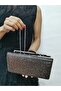 Beegi̇ Concept Women's Evening Dress Stone Platinum Chain Wedding Night Party Bag - 4