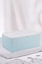 Medium Size 3 Pieces Blue Striped Base Sofa Bed Storage 53X30X20Cm - 3
