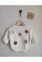 Name Letter Written Thessaloniki Knit Unisex Baby Kids Sweater