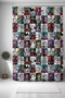 Black and White Frida Tattoo 175X200Cm Shower - Bathtub Curtain - 3