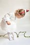 Baby Girl Kids Dress Long Sleeve Tulle Tutu Special Occasion Party Birthday Princess Silvery Christmas Dress - 6
