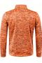 Ghassy Co. Men's Gray Surface Lightweight Windproof Full Zipper Fleece Jacket - 3