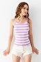 Striped Knitwear Tank Top 5615 - 6