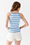 Striped Knitwear Tank Top 5615 - 5