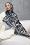 Silk Voile Shawl, Imported Fabric, High Quality & Italian Stitching, New Season Ethnic Pattern Shawl - 6