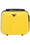 Women's Combination Hand Luggage Pp Silicone Pattern Shatterproof Stretchy Stewardess Bag and Toiletry Bag