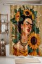 Bathroom Curtain, Yellow Daisies Patterned Shower Curtain, Bathtub Curtain 175X200Cm - 2