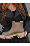 (Chelsea) Real Leather Mink Orthopedic Boots