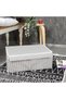 2 Pieces Multi-Purpose Box with Lid Base Size Gray 50x40x19 Cm - 3