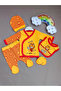5-Piece Fan 5-Piece Hospital Discharge Set, 5-Piece Bodysuit Set, Combed Cotton Flexible Piece, 3 Months, 62cm - 4
