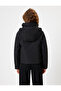 Hooded Jacket Water Repellent Fabric with Zippered Pocket Detail - 4