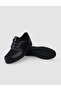 Black Rubber Laced Women's Comfort Shoes - 4