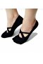 2 Pairs of Non-Slip Sole Black Dance Yoga and Plates Socks - 3