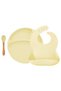 - Silicone Dining Set of 3pcs - Mellow Yellow