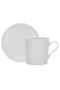 Coffee Maker 120ml Aluminium with 2-Piece Ceramic Cups With 2 Saucers Set - 2