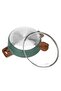 Casserole 3.5L With Glass Lid 18/10 Stainless Steel Induction Bottom
20x11cm/3.5L Silver - 3