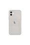 iPhone 12 Compatible Transparent Card Impact Resistant Yaki Silicone Case with Input Slot