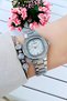 Original Rhinestone Women Wristwatch 3 Atm Waterproof Silver Color Steel Band Bracelet Hmby2030C4 - 4