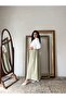 Sweet Green Flared Skirt - 2