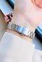 Original Rhinestone Women Wristwatch 3 Atm Waterproof Silver Color Steel Band Bracelet Hmby2030C4 - 7