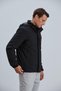 Stretchy Comfortable Fit Men's Coat with Detachable Hood - 6