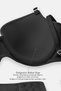 Micro Basic Black Bra - with Plug-And-Remove Strap, C Cup Option - 3