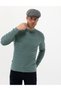 Green Slim Fit Crew Neck Knitwear Sweater 50260296-Vr054 - 3