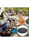 Colorful Heat Resistant Washable Silicone Oven And Airfryer Round Baking Mat 23 Cm - 4
