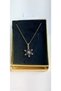Lotus White Stone Lotus Necklace - Silver Flower Necklace Anti-Tarnish Steel Gift - 5