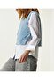MODA MH NEW SEASON SUEVETER WITH SIDE COMBINATION SHEET KNITTING DETAIL - 2