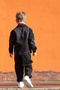 Set of 3 Black Jeans and Jacket Set + Scarf Gift (100% Cotton) - 6