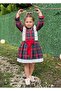 Hanzade Plaid Girls' Dress - 5