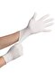 White Gloves Latex Gloves Disposable Gloves Powdered (L)