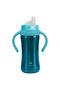 Sippy Cup made from Stainless Steel- 6oz-Blue-6mo+