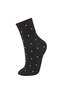 Women's 5-Piece Cotton Circle Patterned and Polka Dot Socks C0675Axns - 4