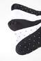Women's 5-Piece Cotton Circle Patterned and Polka Dot Socks C0675Axns - 8