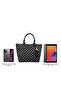 Emma Hand and Shoulder Bag Black Printed Ee - 5
