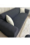 Plain Jacquard 3-Seater Sofa Cover Elastic - 2